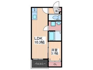 COCOAS廿日市駅前の物件間取画像